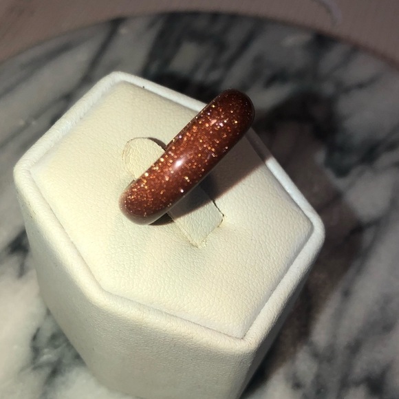 vtg Golstone Rounded Plain Band Sz 5.5 - Picture 5 of 7